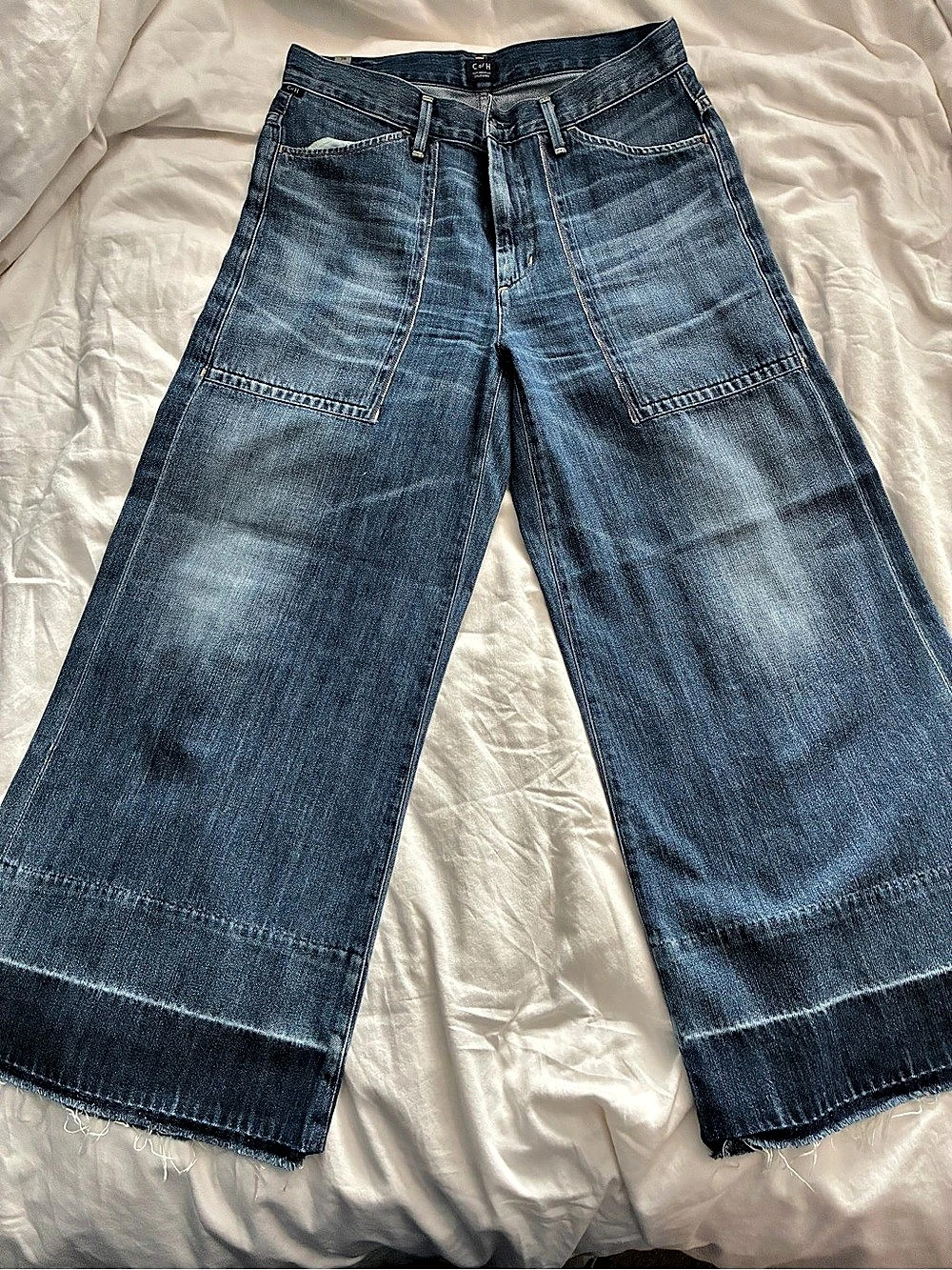 Citizen of Humanity Wide Leg cropped Jeans